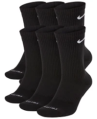 Nike Unisex Everyday Plus Cushioned Training 6-Pairs Crew Socks