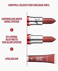 Mac Viva Glam Lipglass Damnsel Air Non-Sticky Gloss