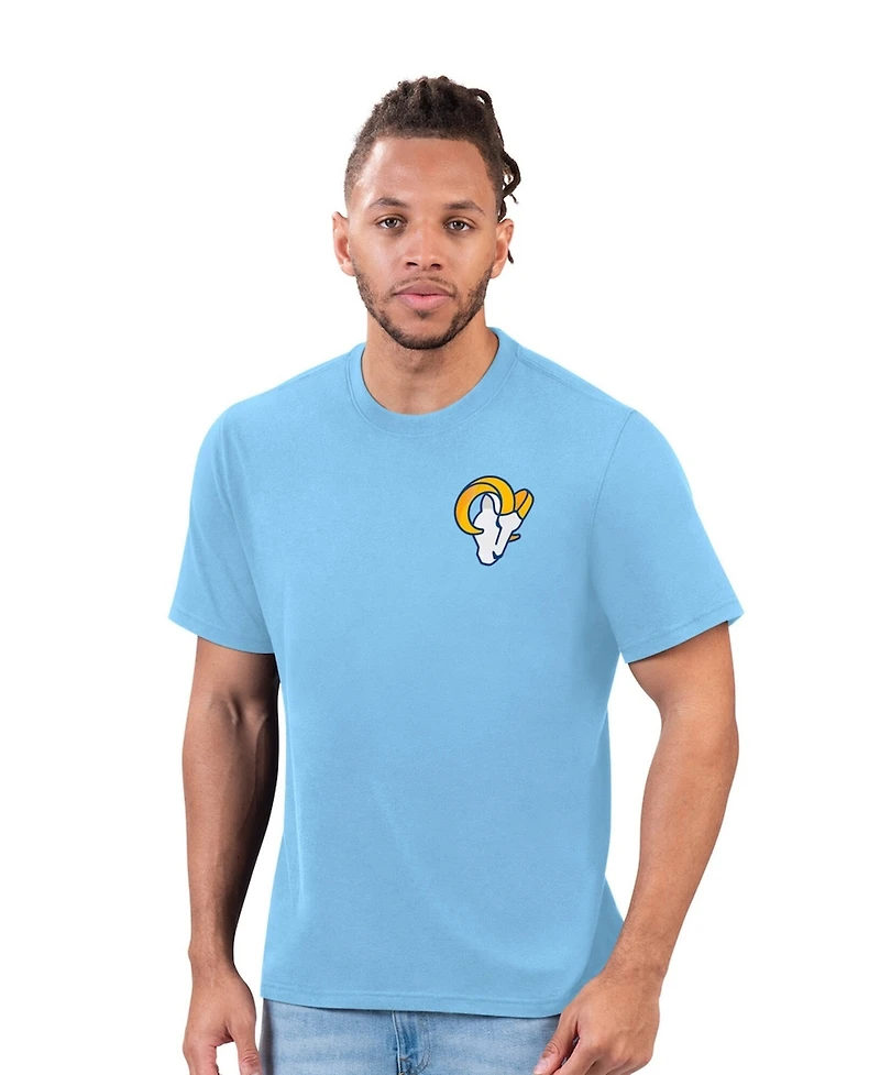 Margaritaville Men's Light Blue Los Angeles Rams Flip Flop T-Shirt