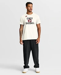 Nike Men's Cream Cincinnati Reds Cooperstown Collection ‘70s Inspired T-Shirt