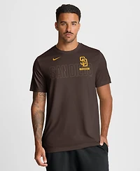 Nike Men's Brown San Diego Padres Knockout Team Legend Dri-fit T-Shirt