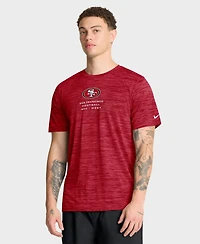Nike Men's Scarlet San Francisco 49ers Velocity Ball Carrier Dri-fit T-Shirt
