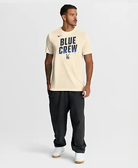 Nike Men's Cream Los Angeles Dodgers 2026 City Connect Team Phrase Script Dri-fit T-Shirt