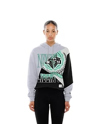 New Era Women's York Liberty Upcycled Color Block Cropped Boxy Hoodie