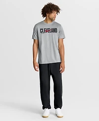 Nike Men's Heather Gray Cleveland Guardians Swoosh Legend Dri-fit T-Shirt