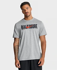 Nike Men's Heather Gray Baltimore Orioles Swoosh Legend Dri-fit T-Shirt
