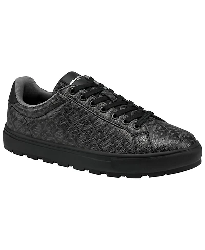 Karl Lagerfeld Paris Men's Fabien All-Over Logo Lace-Up Sneakers