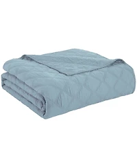 Anne Klein Diamond Cotton 3-Piece Quilt Set, California King