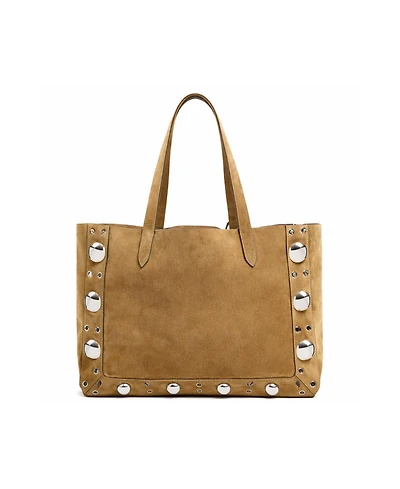 Elle Collection Suede Grommet Tote Bag