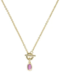 Kendra Scott Malachite & Imitation Pearl 14K Gold Plated Over Brass Daphne Link and Chain Necklace