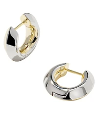 Kendra Scott Mikki Mixed Metal Huggie Earrings