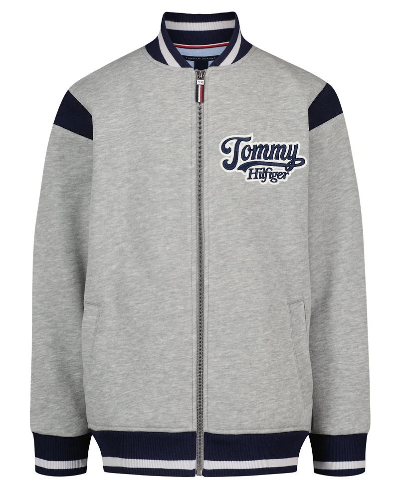 Tommy Hilfiger Boys' 8-20 Zip-Up Logo Bomber Jacket