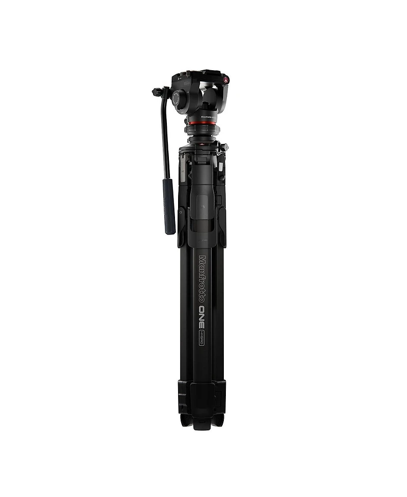 Manfrotto 500X Fluid Video Head with One Aluminum Hybrid Video Tripod