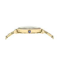 Porsamo Bleu Women's Emma Stainless Steel Gold Tone Sunray Dial Watch 1141BEMS