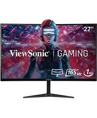 ViewSonic VX2718-pc-mhd 27" 16:9 Full Hd 165Hz Va Led Curved Gaming Monitor, Built-In Speakers