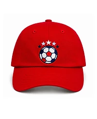 Bits & Bows Baby Unisex Usa Soccer Baseball Hat