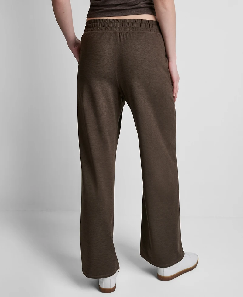 Dkny Women's Regular Fit Wide Leg Pants