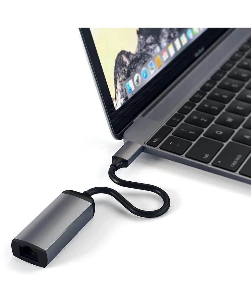 Satechi Aluminum Usb Type-c To Gigabit Ethernet Adapter