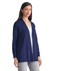 Jones New York Women's Relaxed V-Neck Open Cardigan
