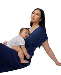 Ingrid + Isabel Maternity Short Sleeve Wrap Knit Dress