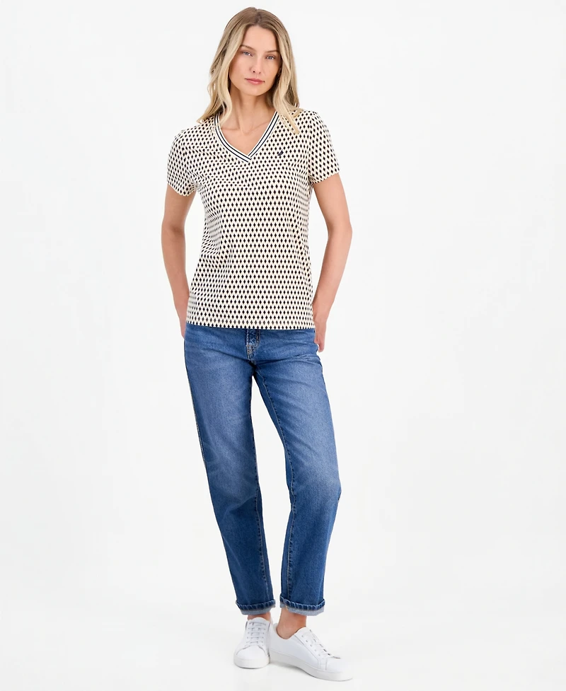 Nautica Women's V-Neck T-Shirt