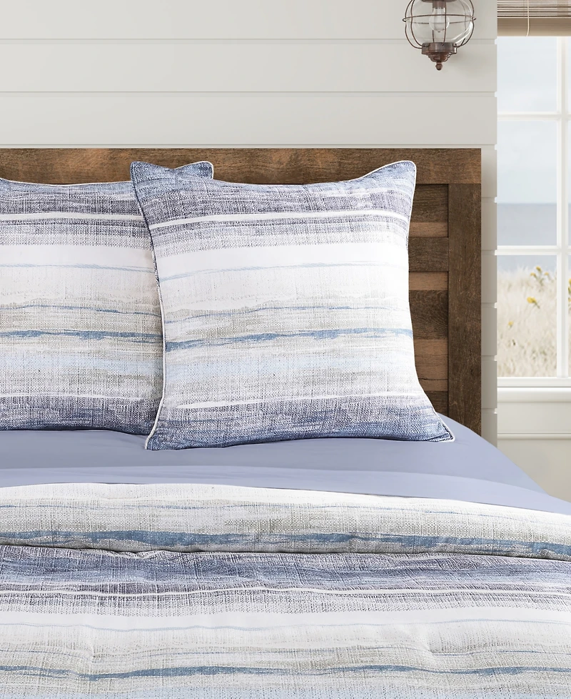 Salt Life Slater Textured Stripe Sham, European
