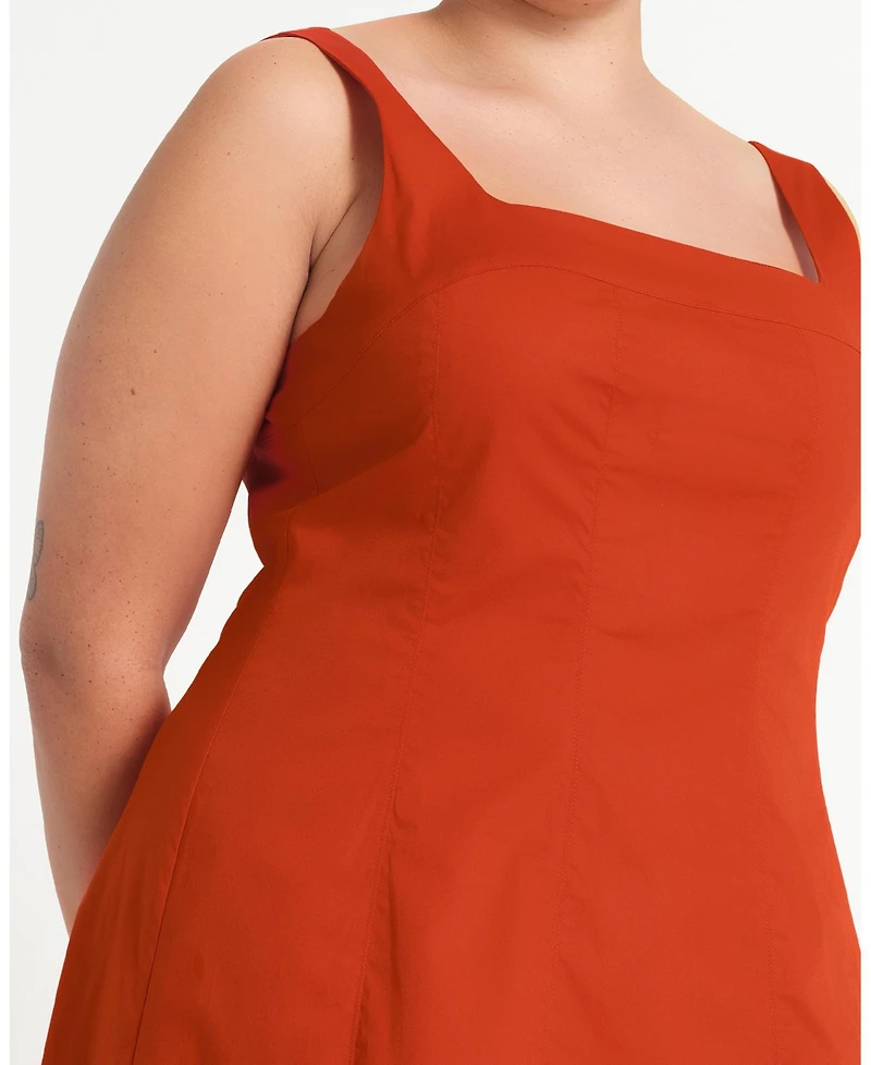 Estelle Women's Rohana A-Line Cotton Summer Mini Dress