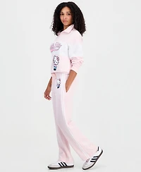 Sanrio Women's Fleece Track Pant Wide-Leg Drawstring