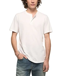 Lucky Brand Men's Supima Cotton Short-Sleeve Henley T-Shirt
