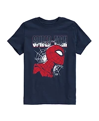 Marvel Boys' 8-20 Spider-Man Portrait Short-Sleeve Graphic T-Shirt