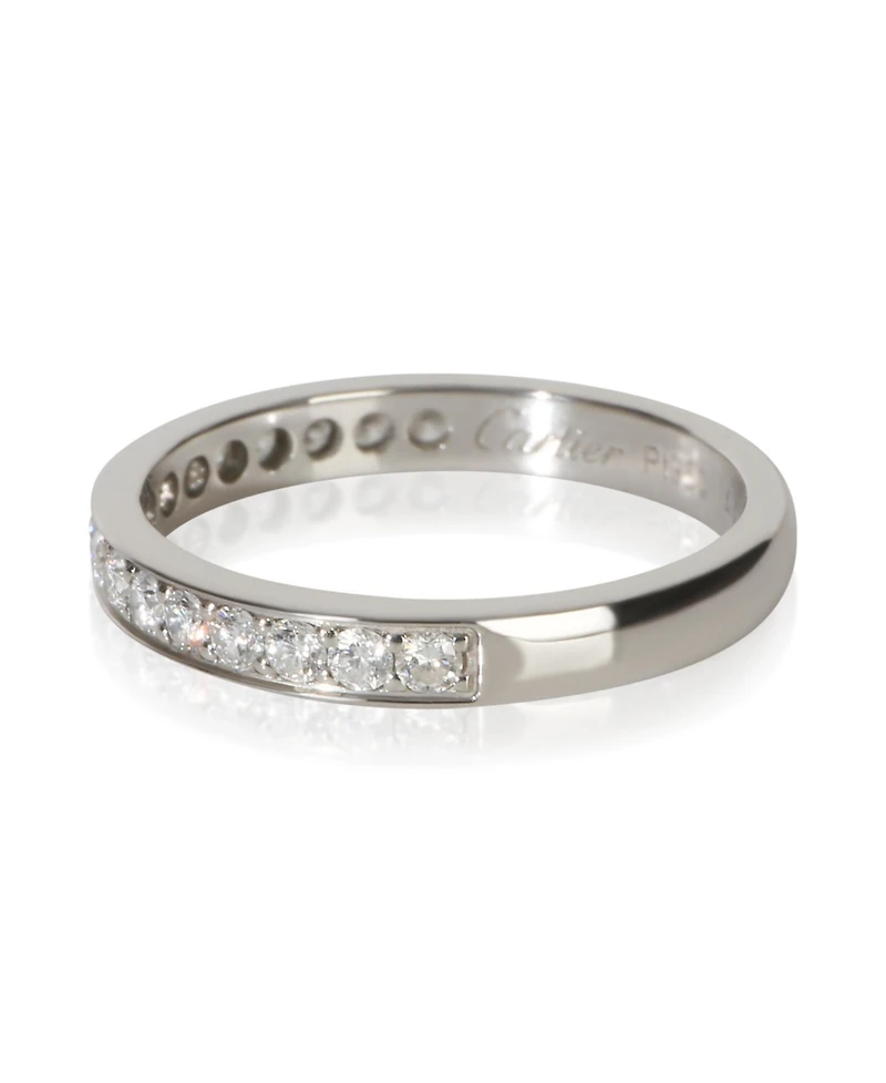 Pre-Owned Cartier Platinum Diamond 1895 Band