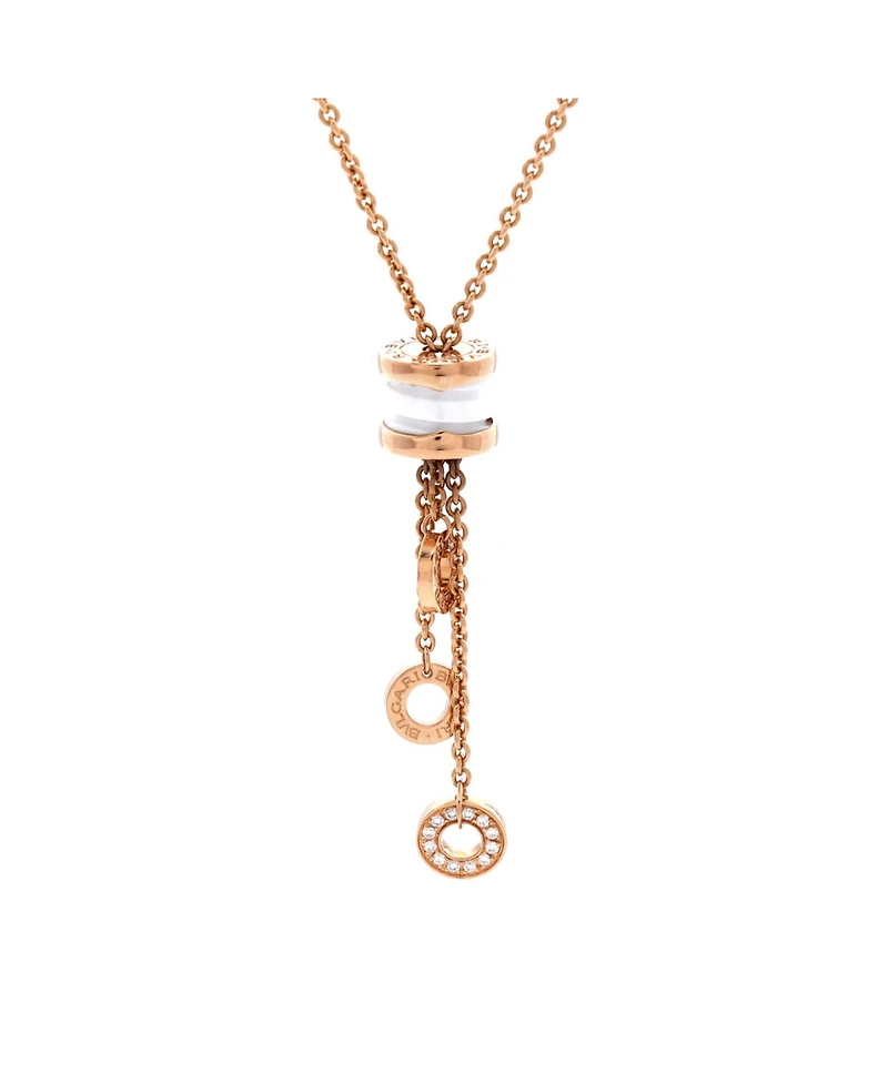 Pre-Owned Bvlgari B.Zero1 3 Charm Necklace