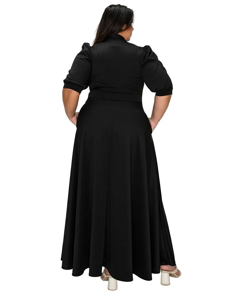 L I V D Women's Plus Farrah Donna Dress