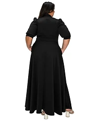 L I V D Women's Plus Farrah Donna Dress