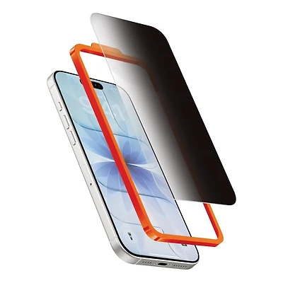 Gonez Tempered Glass Privacy Screen Protector with Easy Applicator for iPhone 17 Air, 9H Anti-Scratch Bubble-Free Guard