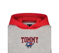 Tommy Hilfiger Boys' 2T-7 Mascot Block Long-Sleeve Hoodie