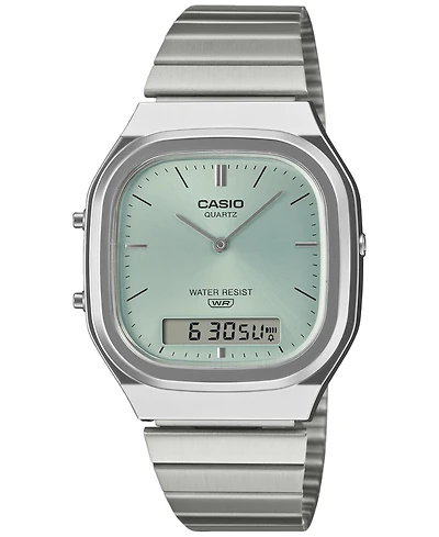 Casio Men's Analog-Digital Stainless Steel Watch 35.8mm