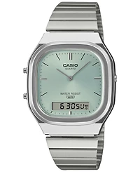 Casio Men's Analog-Digital Stainless Steel Watch 35.8mm