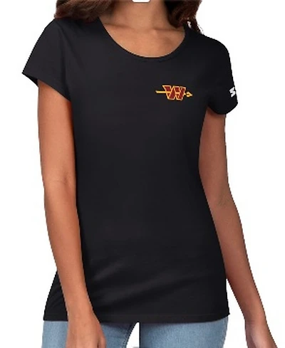 Starter Women's Black Washington Commanders Endzone T-Shirt