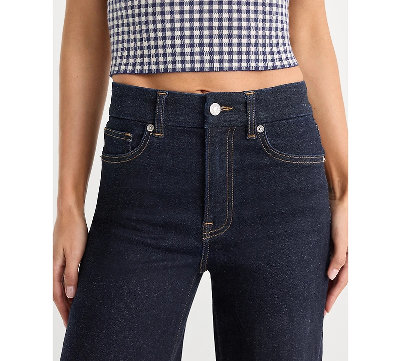 Good American Women's Always Fits Palazzo Wide-Leg Jeans
