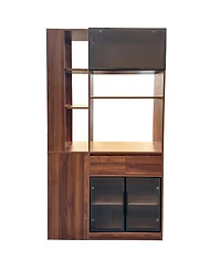 Streamdale Furniture Tall Storage Cabinet with Multi-functional Space