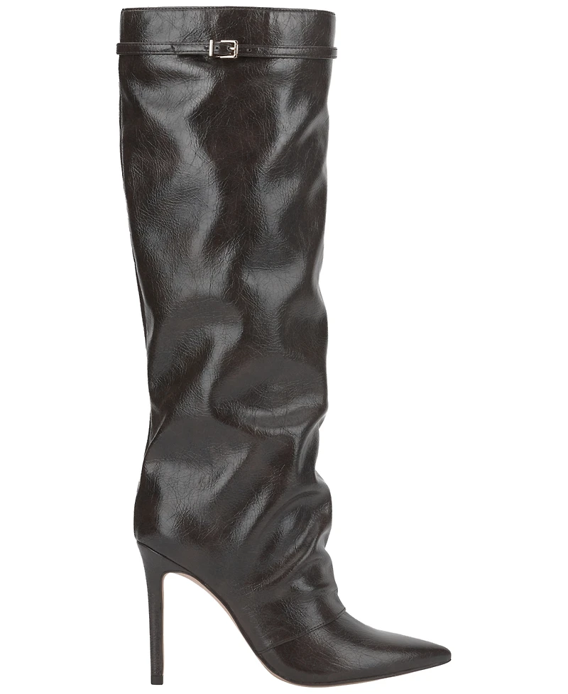 Jessica Simpson Women's Paeril Buckle Slouch Stiletto Boots