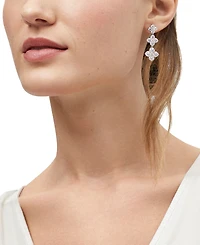 Arabella White Cubic Zirconia Drop Earrings (30 ct. t.w.) in Sterling Silver