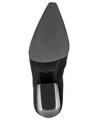 Marc Fisher Ltd Women's Tayla Suede Whipstitch Tall Block Heel Boots