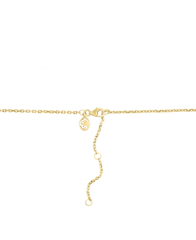 Effy Collection Multi-Gemstone Necklace (10-1/4 ct. t.w.) in 14k Gold Over Sterling Silver