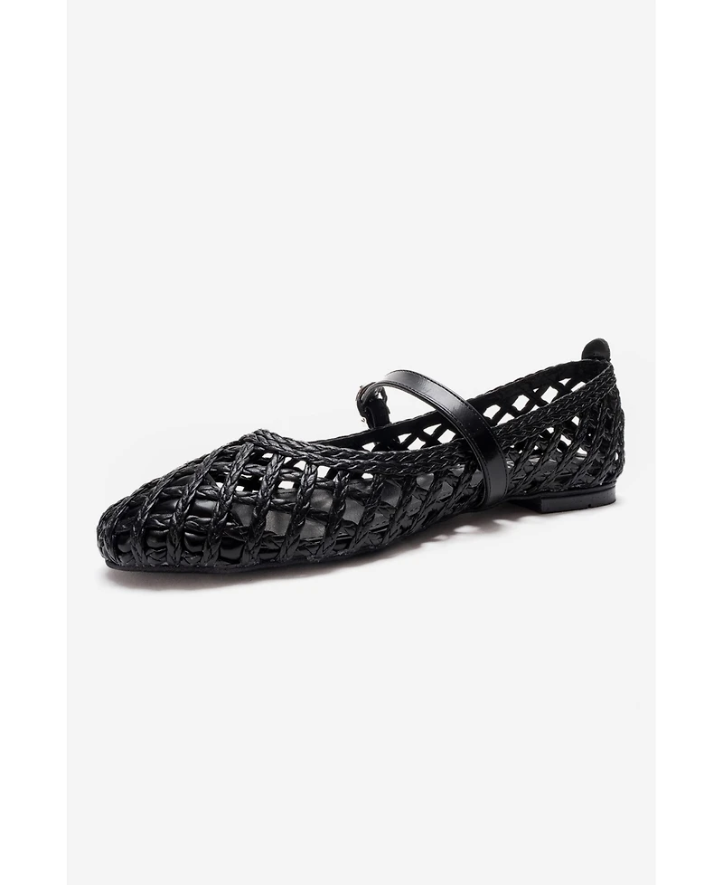 Prologue Shoes Women's Doux Woven Ballet Flat