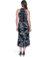 Eliza J Women's Sleeveless Mock Neck Dress