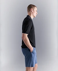 Mango Men's Contrasting Knitted Polo Shirt
