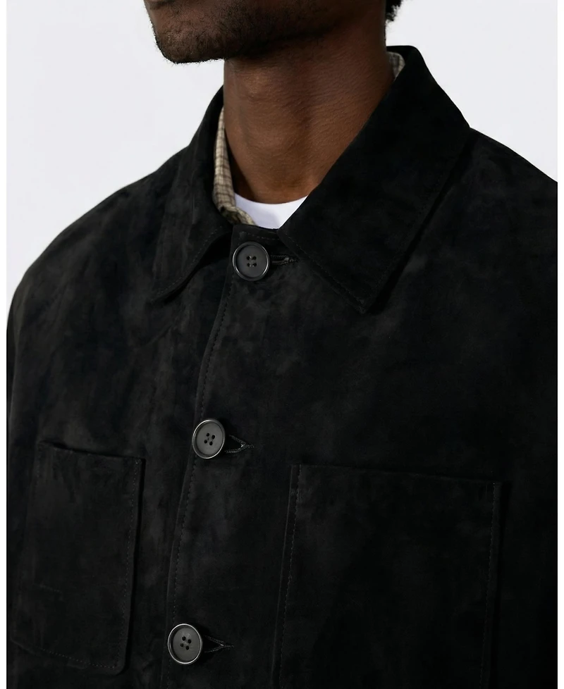 Furniq Uk Men's Suede Jacket