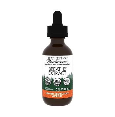 Host Defense Breathe Extract - Immune & Respiratory Support Mushroom Liquid Supplement